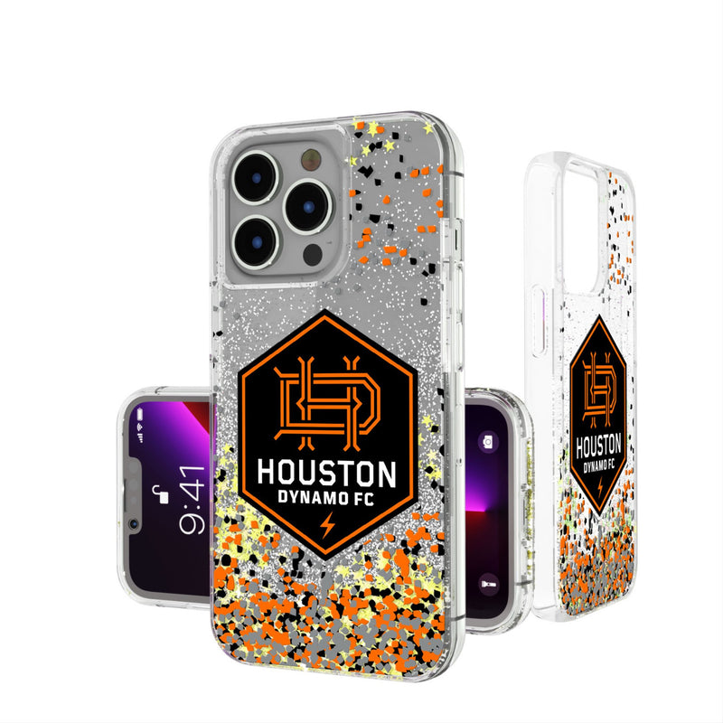 Houston Dynamo  Confetti iPhone Glitter Phone Case