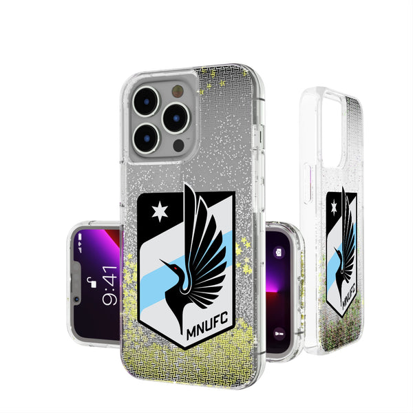 Minnesota United FC   Linen iPhone Glitter Phone Case