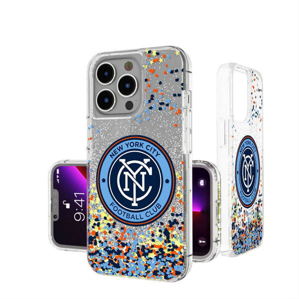 New York City FC  Confetti iPhone Glitter Phone Case