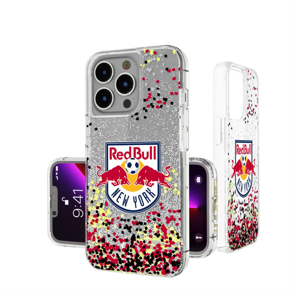 New York Red Bulls  Confetti iPhone Glitter Phone Case