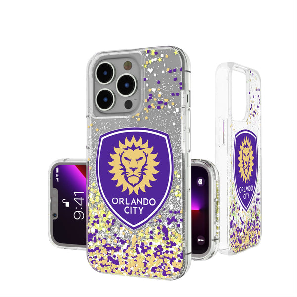 Orlando City Soccer Club  Confetti iPhone Glitter Phone Case