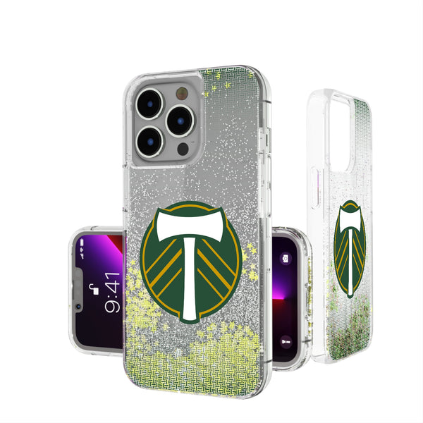 Portland Timbers   Linen iPhone Glitter Phone Case