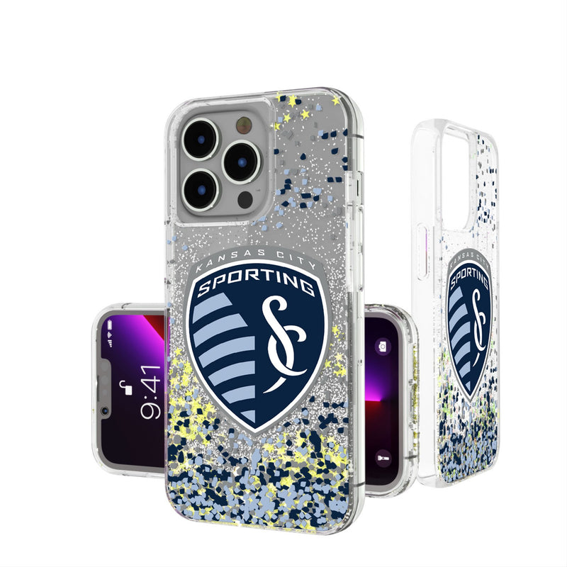 Sporting Kansas City   Confetti iPhone Glitter Phone Case