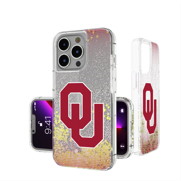 University of Oklahoma Sooners Linen iPhone Glitter Phone Case