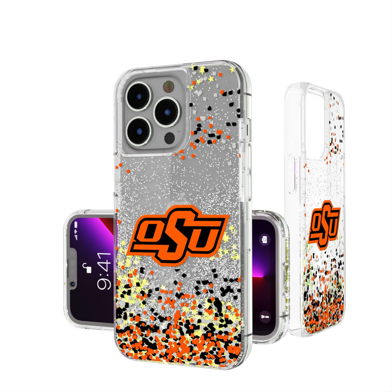 Oklahoma State University Cowboys Confetti iPhone Glitter Phone Case