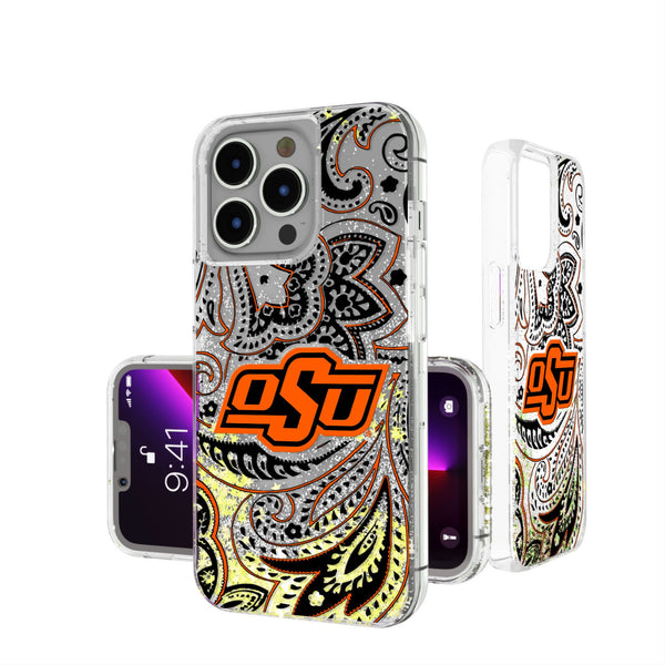 Oklahoma State University Cowboys Paisley iPhone Glitter Phone Case