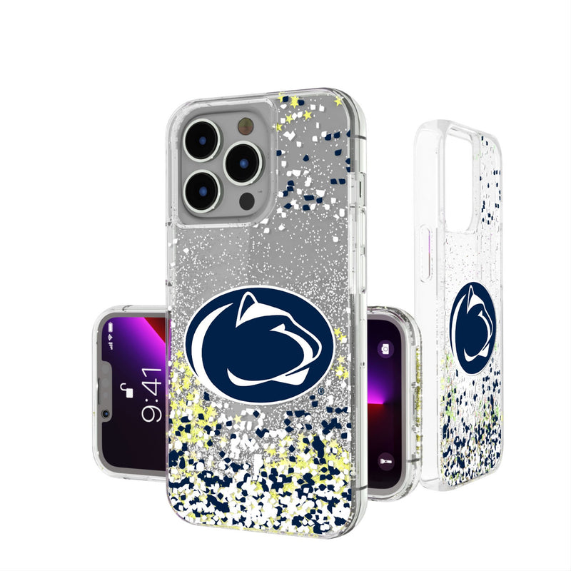 Pennsylvania State University Nittany Lions Confetti iPhone Glitter Phone Case