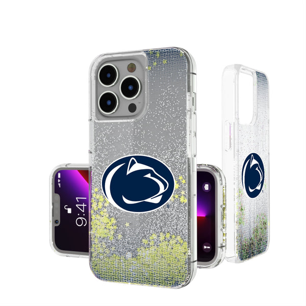 Pennsylvania State University Nittany Lions Linen iPhone Glitter Phone Case