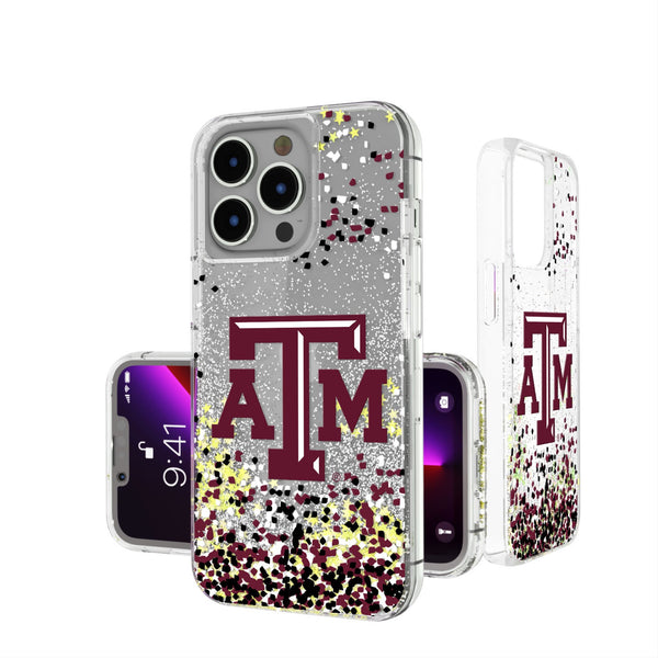 Texas A&M University Aggies Confetti iPhone Glitter Phone Case