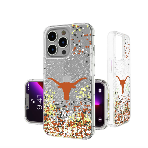 University of Texas Longhorns Confetti iPhone Glitter Phone Case