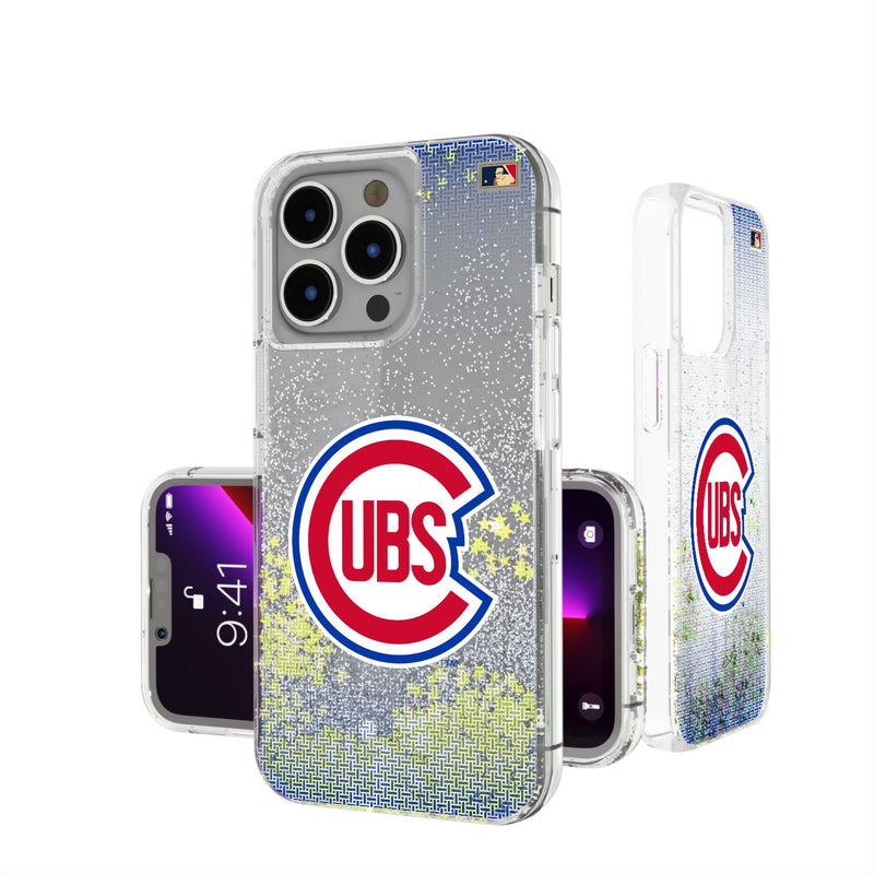 Chicago Cubs 1948-1956 - Cooperstown Collection Linen iPhone Glitter Phone Case