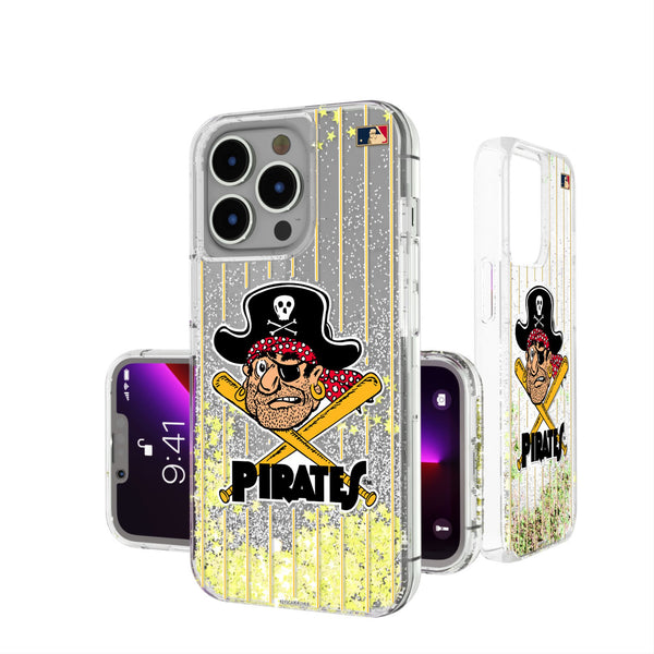 Pittsburgh Pirates 1958-1966 - Cooperstown Collection Pinstripe iPhone Glitter Phone Case