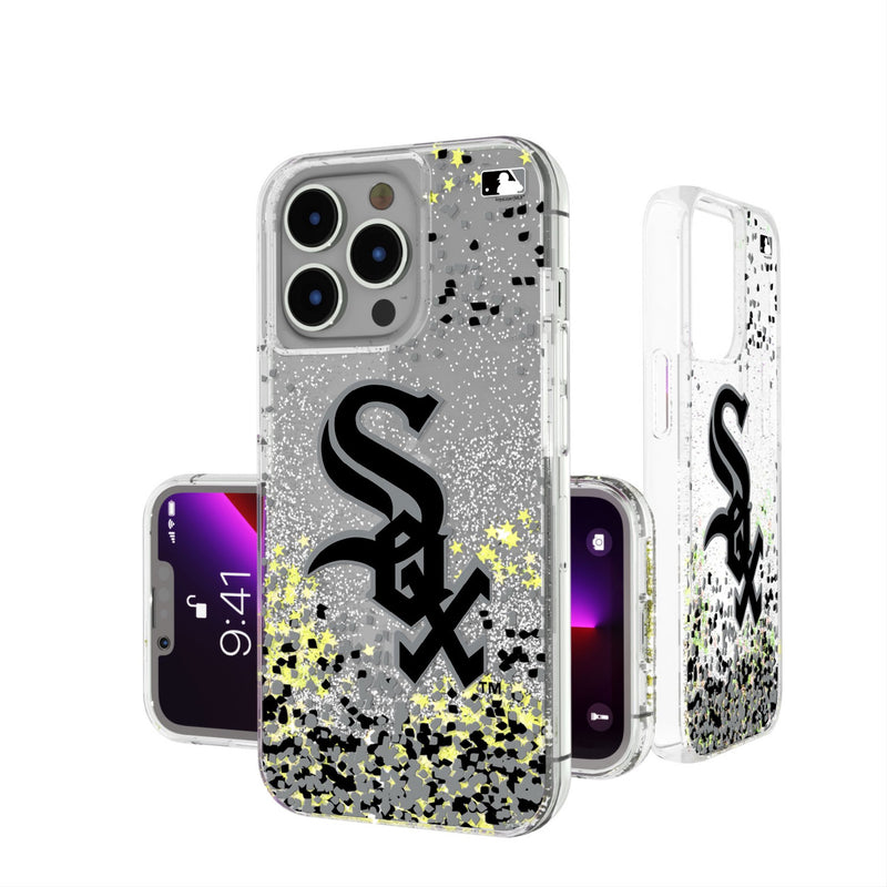 Chicago White Sox Confetti iPhone Glitter Phone Case