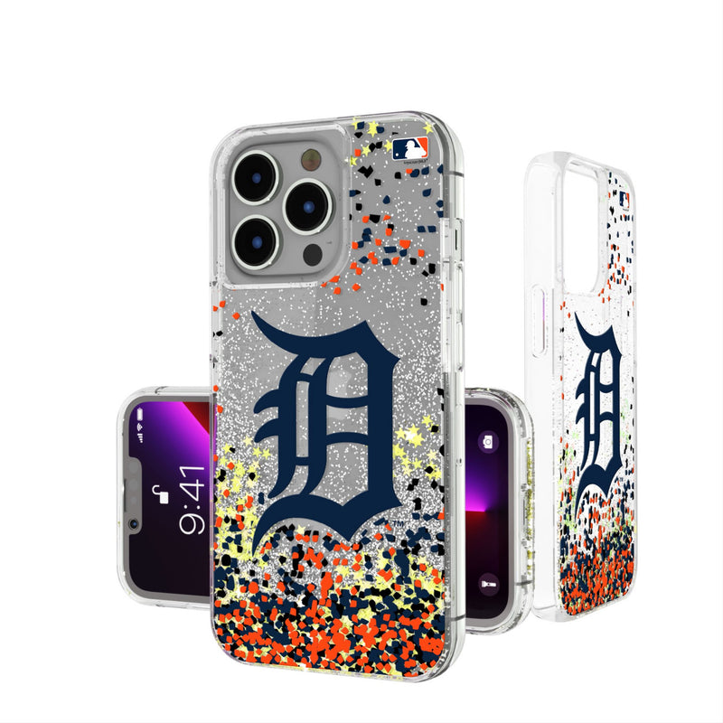 Detroit Tigers Confetti iPhone Glitter Phone Case