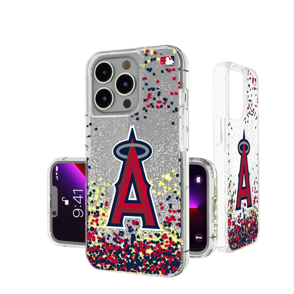 Los Angeles Angels Confetti iPhone Glitter Phone Case