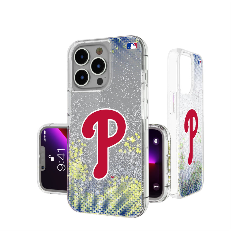 Philadelphia Phillies Linen iPhone Glitter Phone Case