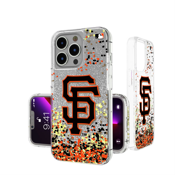 San Francisco Giants Confetti iPhone Glitter Phone Case