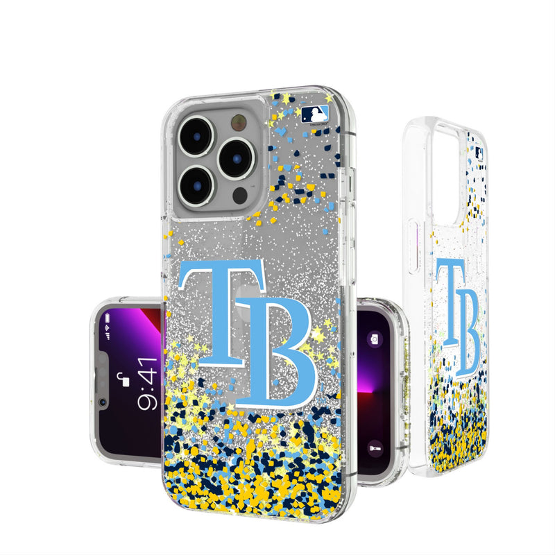 Tampa Bay Rays Confetti iPhone Glitter Phone Case