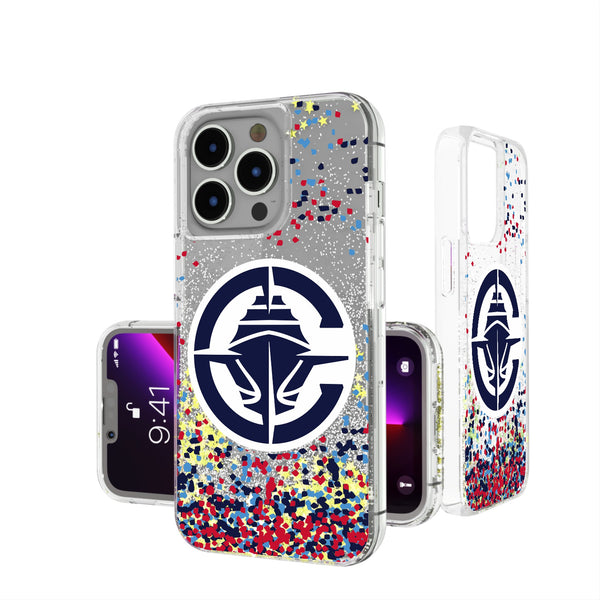 Los Angeles Clippers Confetti iPhone Glitter Phone Case