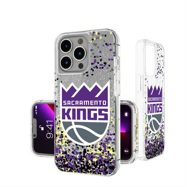 Sacramento Kings Confetti iPhone Glitter Phone Case