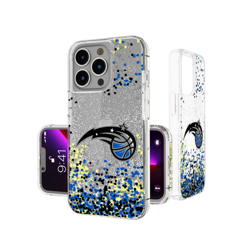 Orlando Magic Confetti iPhone Glitter Phone Case