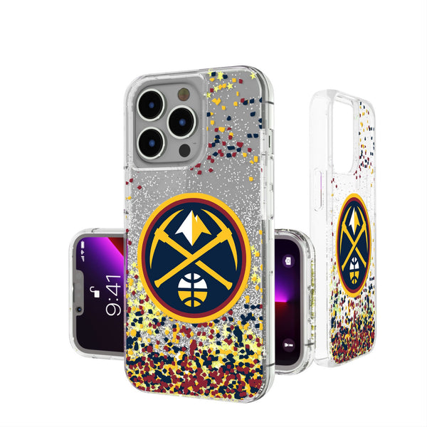 Denver Nuggets Confetti iPhone Glitter Phone Case