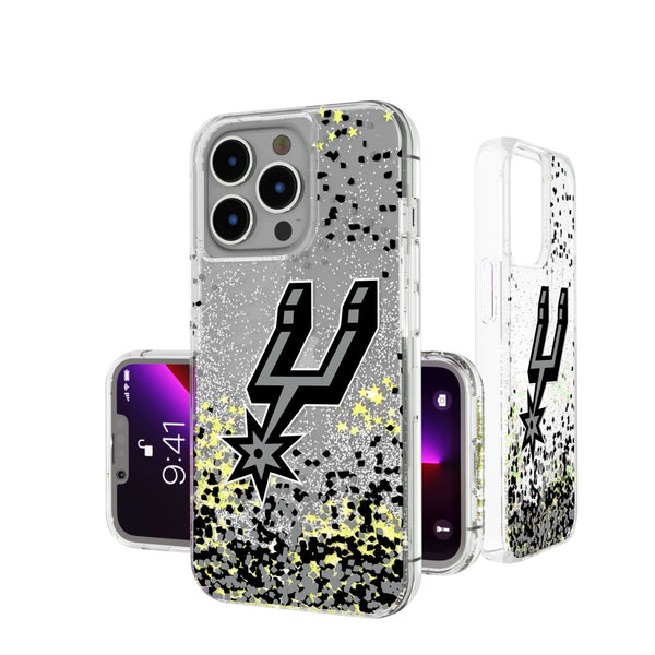 San Antonio Spurs Confetti iPhone Glitter Phone Case