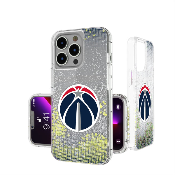 Washington Wizards Linen iPhone Glitter Phone Case