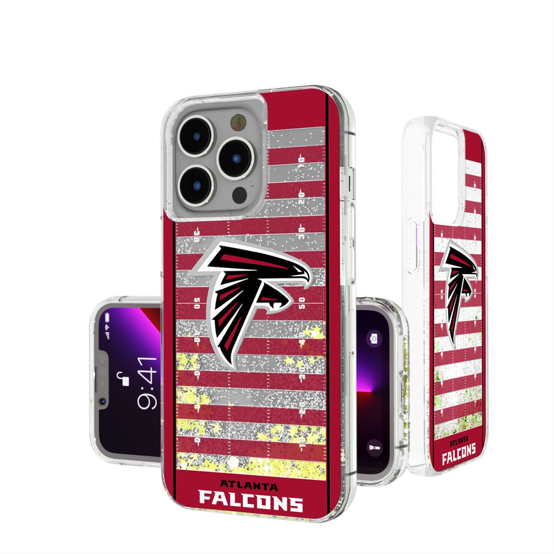 Atlanta Falcons Field iPhone Glitter Phone Case