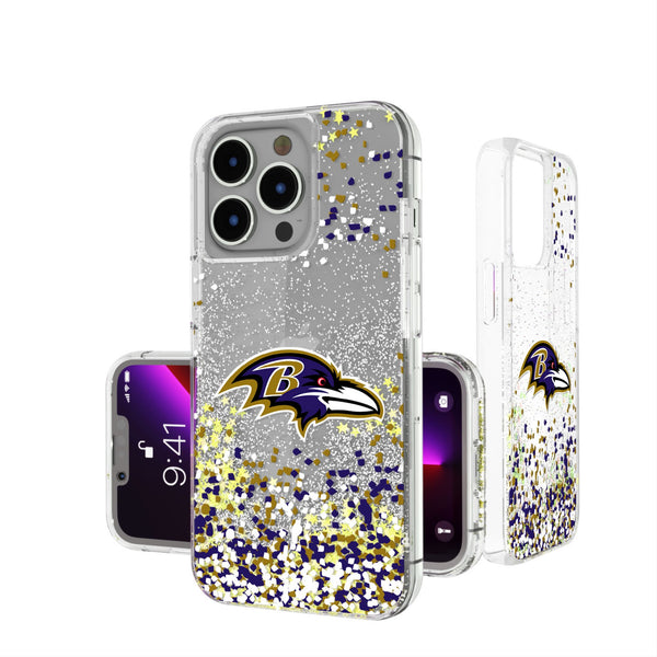 Baltimore Ravens Confetti iPhone Glitter Phone Case