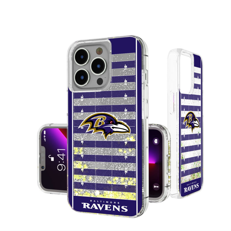 Baltimore Ravens Field iPhone Glitter Phone Case