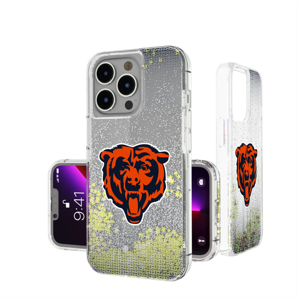 Chicago Bears Linen iPhone Glitter Phone Case