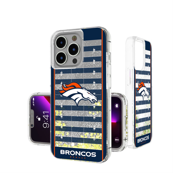 Denver Broncos Field iPhone Glitter Phone Case