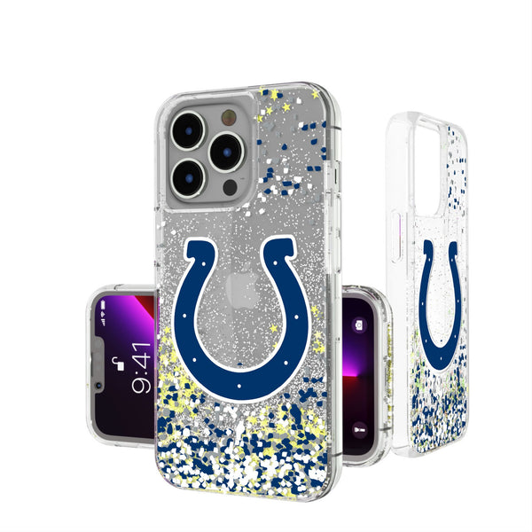 Indianapolis Colts Confetti iPhone Glitter Phone Case