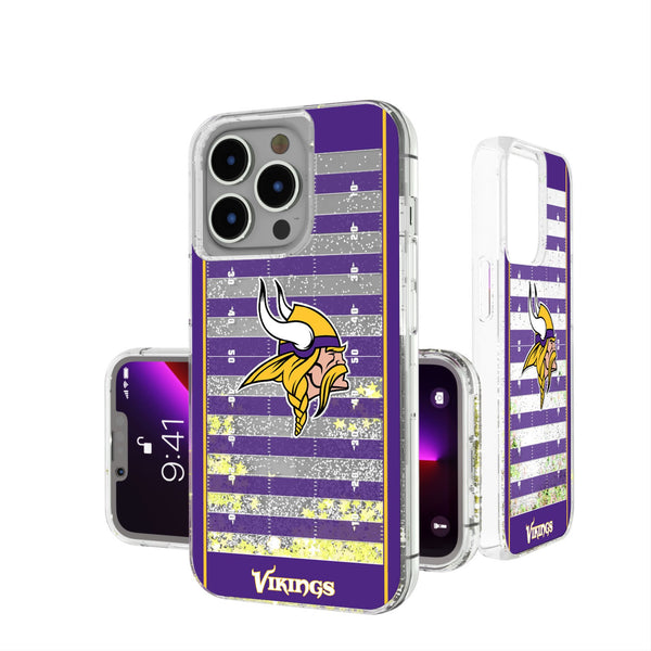 Minnesota Vikings Field iPhone Glitter Phone Case