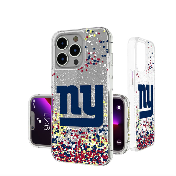 New York Giants Confetti iPhone Glitter Phone Case