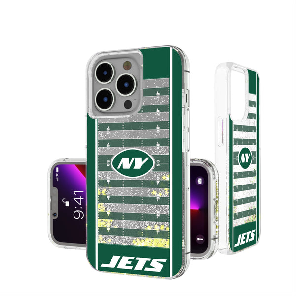 New York Jets Field iPhone Glitter Phone Case