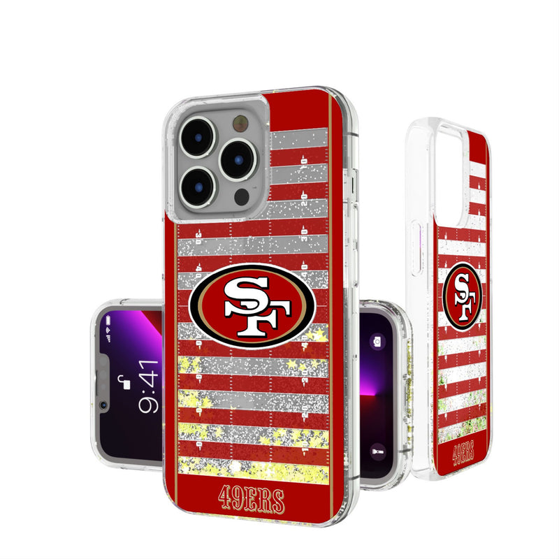 San Francisco 49ers Field iPhone Glitter Phone Case