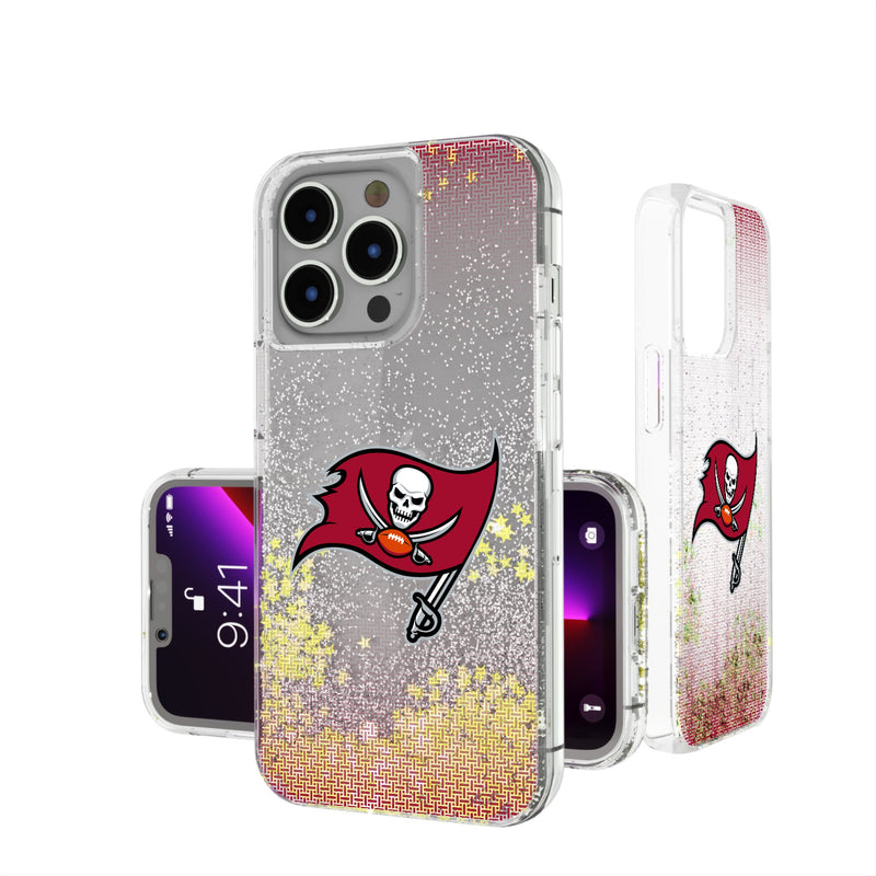 Tampa Bay Buccaneers Linen iPhone Glitter Phone Case