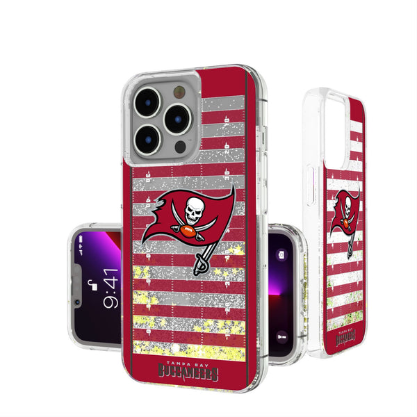 Tampa Bay Buccaneers Field iPhone Glitter Phone Case