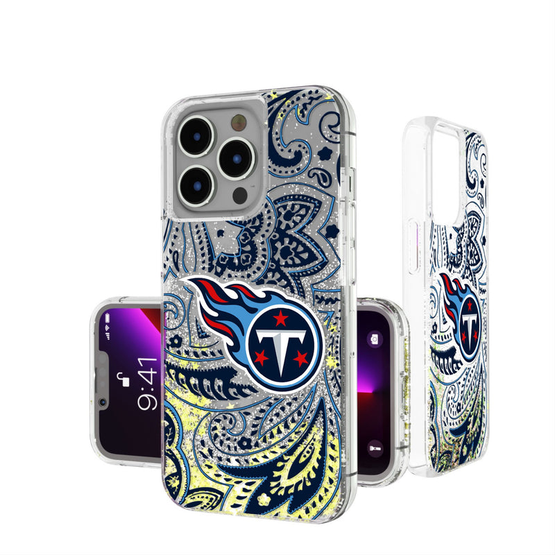 Tennessee Titans Paisley iPhone Glitter Phone Case