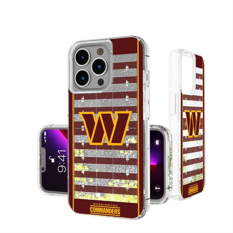 Washington Commanders Field iPhone Glitter Phone Case