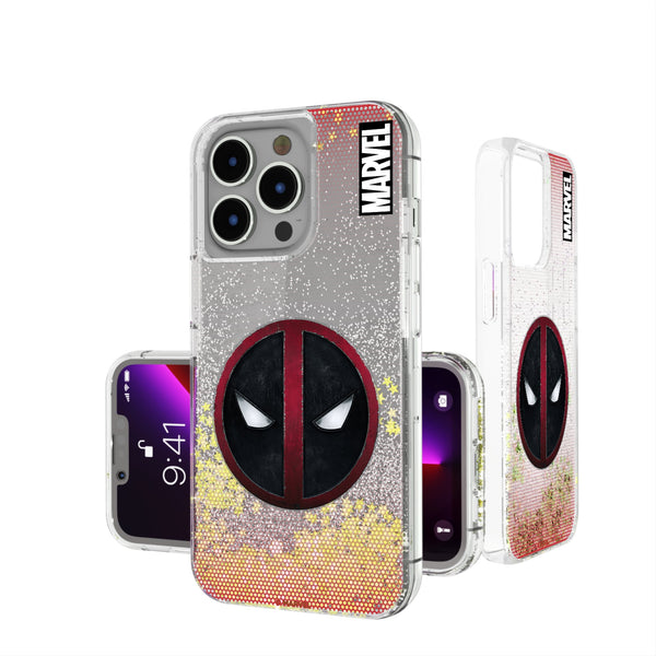 Marvel Deadpool Grid iPhone Glitter Phone Case