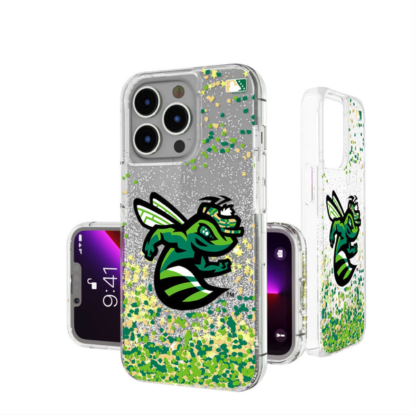 Augusta GreenJackets Confetti iPhone Glitter Phone Case