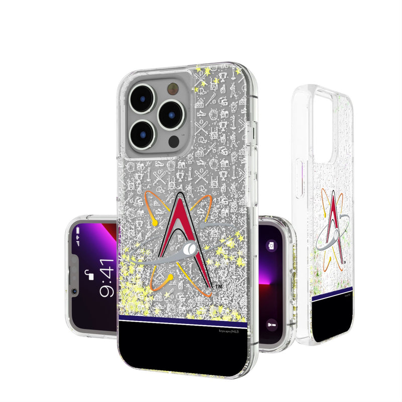 Albuquerque Isotopes Memories Print iPhone Glitter Phone Case