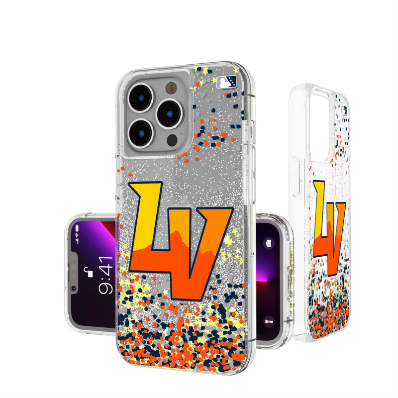 Las Vegas Aviators Confetti iPhone Glitter Phone Case