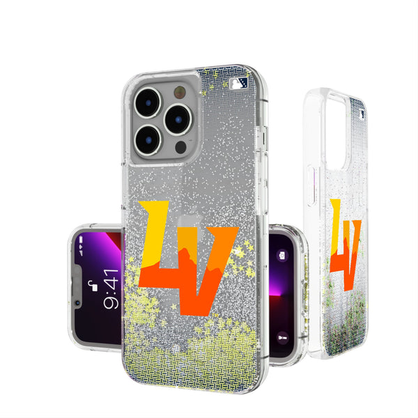 Las Vegas Aviators Linen iPhone Glitter Phone Case