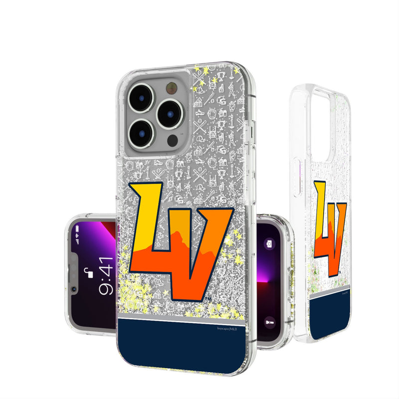 Las Vegas Aviators Memories Print iPhone Glitter Phone Case