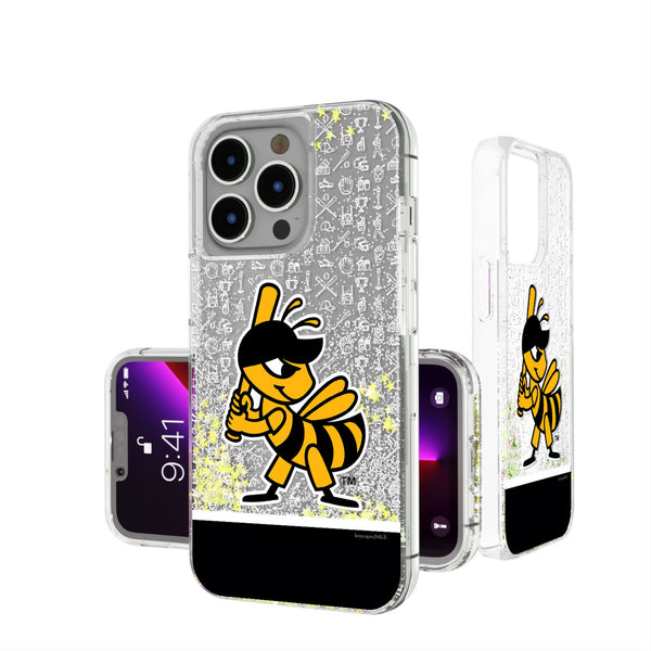 Salt Lake Bees Memories Print iPhone Glitter Phone Case