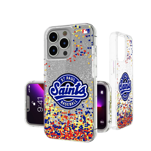 St. Paul Saints Confetti iPhone Glitter Phone Case